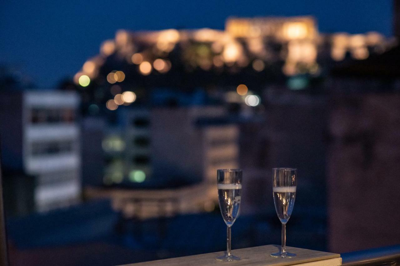 Dreamy Athens Penthouse With Acropolis View Leilighet Eksteriør bilde